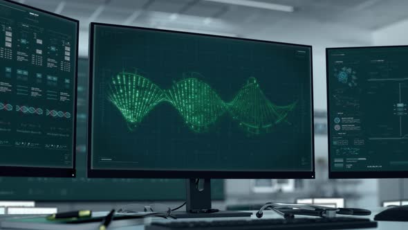 Medical software studying the biotechnological structure of the genetic code