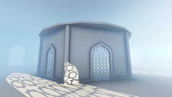 Abstract Ramadan Background With Islamic Architecture And Motifs 2
