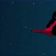 Superhero Flying in Space Silhouette - VideoHive Item for Sale