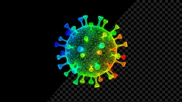 Corona Virus Visualization Covid-19 Hologram alt