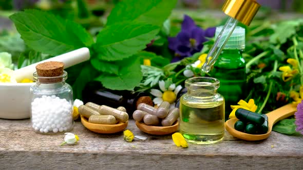 Homeopathy is a Tincture of Medicinal Herbs in a Small Bottle