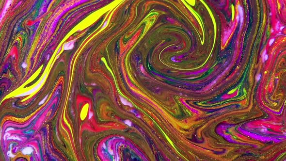 Color Explosion Abstract Art Painting alt