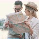 Beautiful Tourist Couple Traveling and Sightseeing Outdoor in City - VideoHive Item for Sale