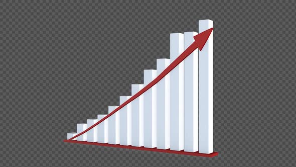 Business Arrows Up - Red alt