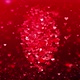 Glamour Red Heart Shapes Particles Background Saint Valentine’s Day and Wedding Videos Seamless Loop - VideoHive Item for Sale
