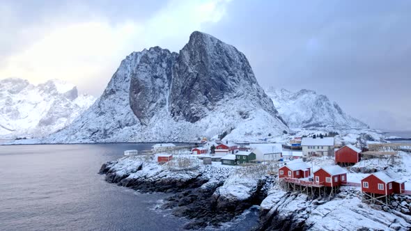 Hamnoy Village on Lofoten Islands, Norway