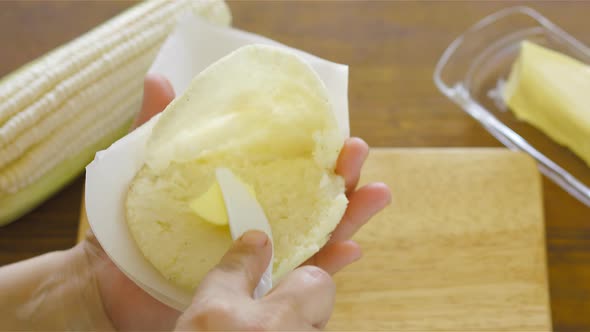 Arepas, Venezuelan dish made of corn flour