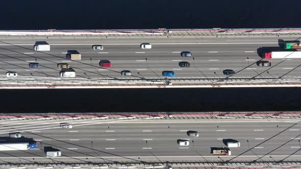 Cablestayed Bridge with Cars