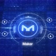 Maker animated logo. Makercryptocurrency logo. MKR intro in digital world. Animation of maker crypto - VideoHive Item for Sale