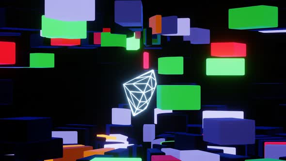 Vj Loops Neon Diamond 02