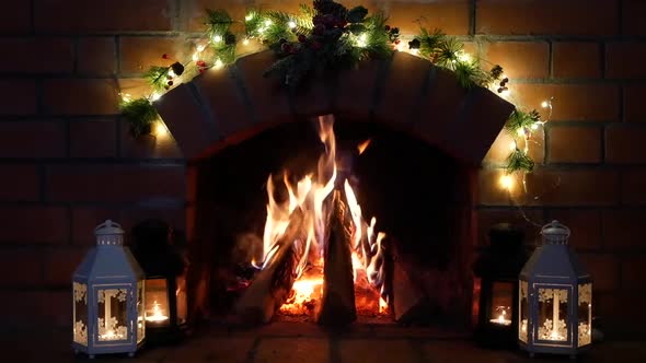 Christmas Fireplace