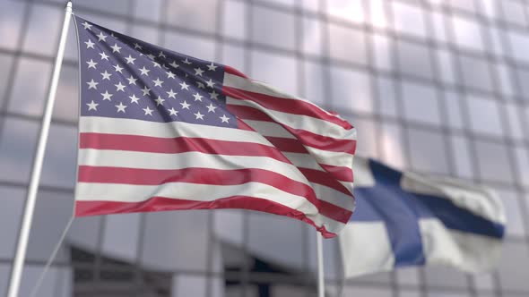 Waving Flags United States Finland