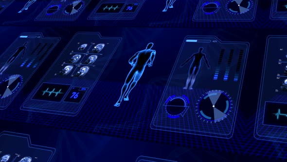 Male Person Running for Medical Fitness Sports Endurance Heart Rate alt