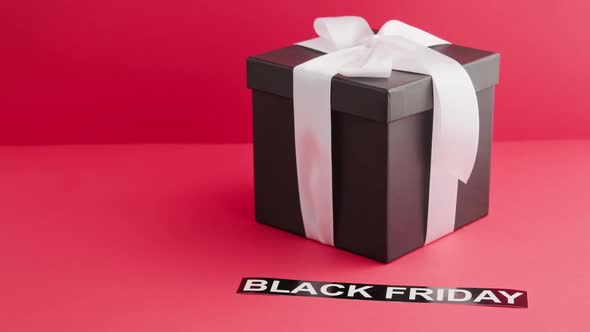 Black Friday Video Footage - Gift Box On Sale For Black Friday