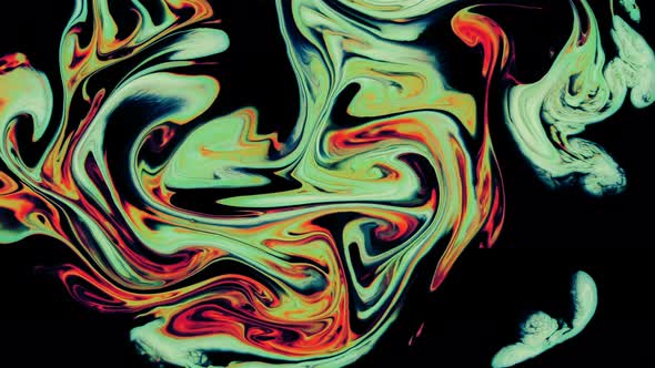 Abstract Colorful Paint Liquid Artistic Movement alt