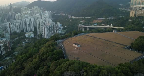 Aerial Hong Kong Sham Shui Po Garden Hill 5