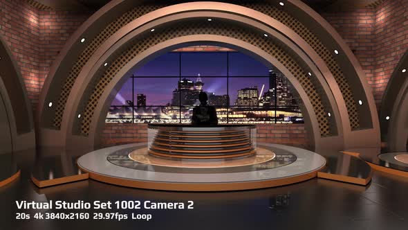 Classic Indoor Virtual Studio Set 1002