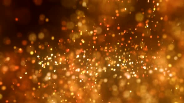 Gold Dust Sparkles Background