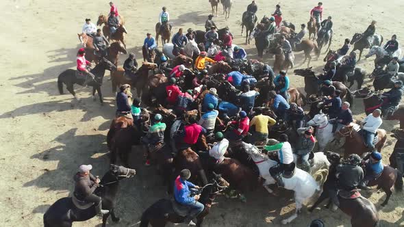 Buzkashi Bushkashi Buskashi Kokpar Kupkari Festival Horseman