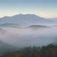 Aerial View of Scene Fog In The Mountains - VideoHive Item for Sale