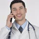 Doctor Talking on Phone with Patient - VideoHive Item for Sale