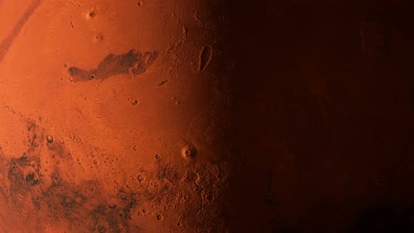 4K Looped Mars Surface Background