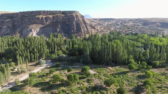 Historical Selime Monastery, Cave Houses and Fairy Chimneys Hoodoos in Ihlara Valley, Aksaray Turkey