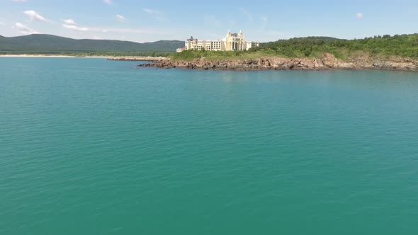 Drone Above The Sea Coast