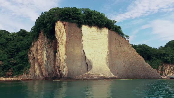 Kiselev's rock near Tuapse, Black sea, Russia