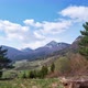 The Formation of Storm Clouds in the Blue Sky the High Mountains in the Spring Mountain Landscape - VideoHive Item for Sale