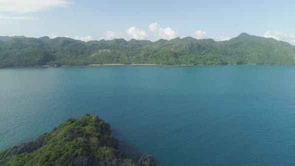 Seascape of Caramoan Islands, Camarines Sur, Philippines