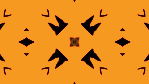 Abstract orange geometric seamless pattern background