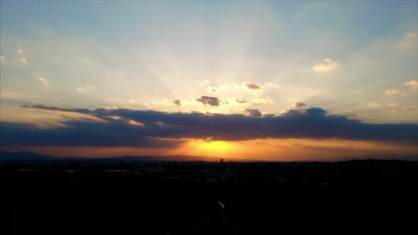 Sunset Over Miyazaki Japan