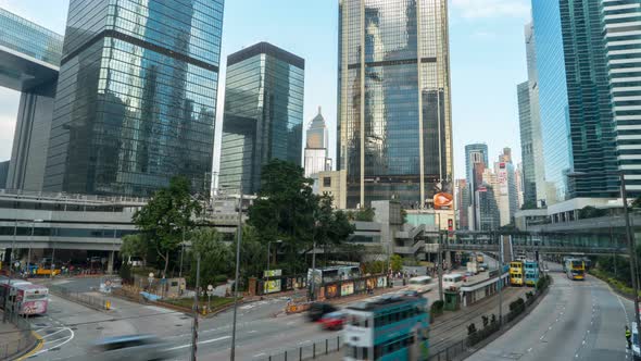 Hong Kong Avenue Traffic