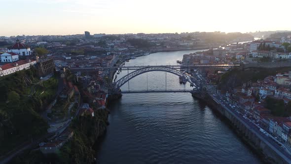 Porto City Aerial View