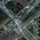 Downtown City Night Time Lapse Birds Eye View Of Traffic  - VideoHive Item for Sale