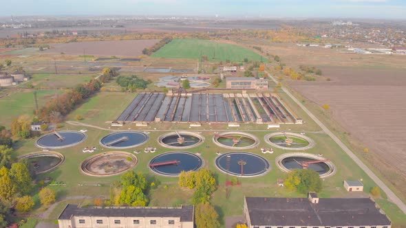 Sewage Treatment Reservoir