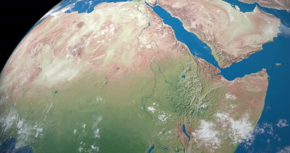 Nile River in Planet Earth