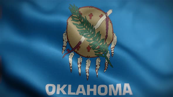 Oklahoma State Flag Front