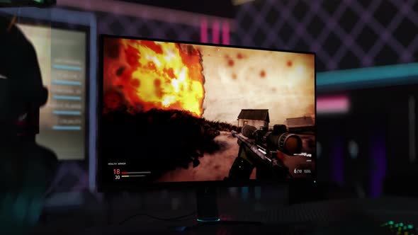 Achieving Victory By Eliminating Enemies In Military Combat Computer Game alt