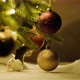 White Rat Eating Cheese Sitting Under the Christmas Tree - VideoHive Item for Sale