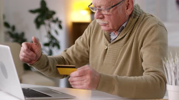 Retired Man Learning to Shop Online