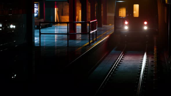 Empty Metro Station During the Coronavirus Covid19 Pandemic alt