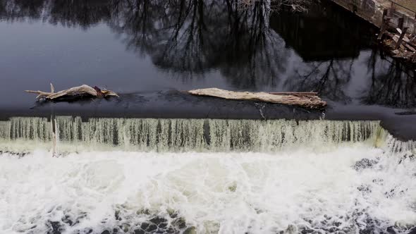 Historical Slater Mill Blackstone River first water power to spin cotton