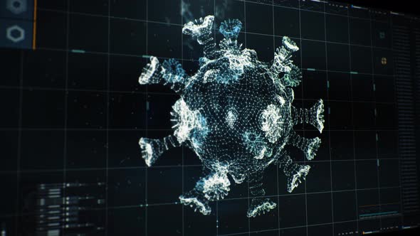 Medical Software Analyses Sars-Cov Bacteria Danger For Biohazard Risk Estimation alt