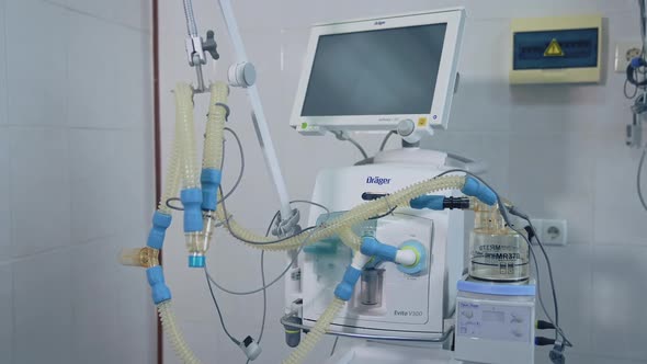 Preparation of equipment for surgery under general anesthesia
