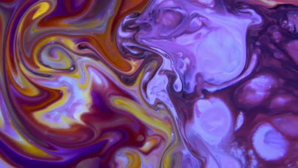 Abstract Colors And Paint Swirling Background Spread Texture