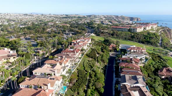 Aerial View of Salt Creek and Monarch Beach Coastline, California