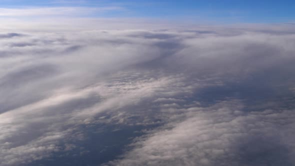 Clouds seen from an airplane