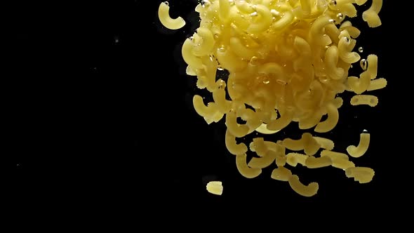 Elbow Macaroni in Water